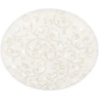 Briloner - Plafonnier LED avec ciel étoilé, lumière blanche neutre, motif floral, lustre chambre, luminaire plafonnier, lustre cuisine, plafonnier salon, 38x7 cm, blanc