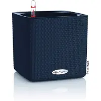 Lechuza Jardinière de table CUBE Color 16 ALL-IN-ONE Anthracite
