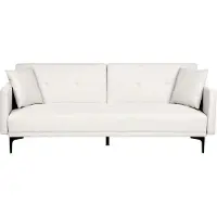 Beliani Canapé-Lit Lucan Beige Clair