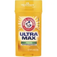 Arm & Hammer , UltraMax, Déodorant Antitranspirant Solide, Frais, 2,6 oz (73 g)