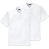 Schiesser T-shirt Homme T-shirt Paquet de 2 American T-Shirt homme - Blanc - EU XXL