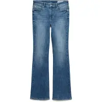 Vero Moda 10342007_2115_65_1001, Jeans, Femme, Bleu, Taille M, Laver avec des couleurs similaires, Sécher à l'air libre à l'ombre, Ne pas utiliser de blanchisseur
