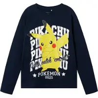 Name it T-Shirt 'NKMAst Pokemon' bleu foncé / jaune / rouge / blanc