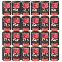 Rafi DOLINA NOTECI Beef - Nourriture humide au bœuf pour chiens adultes - 24x400 g