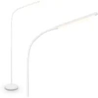 Briloner Lampadaire LED Lampe sur pied Dimmable Touch Blanc chaud Orientable