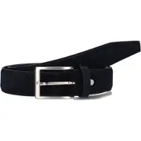 OFFICINE NAPOLI Ceinture Daim Marine Bleu Bleu foncé taille 105