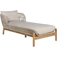 Ebuy24 Terracina transat avec coussins brun, beige.