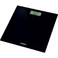 Sencor Balance électronique, , Verre trempé, Poids maximum supporté 150 kg, Noir
