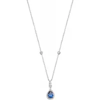 Morellato Bijoux Collier en argent 925/1000 recyclé et zircon femme - Argenté - Unique