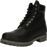 Timberland pour homme. TB0A2P6WA3L1 6-Inch Premium Waterproof Leather Booties Noir (43.5 W), Cuir, Plat, Lacets, Casuel