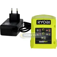 Ryobi RC18115 Chargeur rapide de batterie 18 V ONE+ 1,5 Ampère ( 5133003589 ) pour batteries Li-Ion