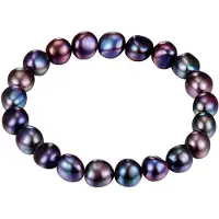 Valero Pearls Bracelet bleu / bleu foncé
