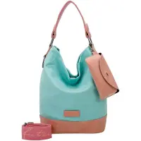 Fritzi aus Preußen sac à épaule Canvas Izzy07 Olga Hobo Bag Pooly turquoise