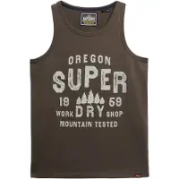 Superdry Homme Débardeur Work Shop Black Taille: S