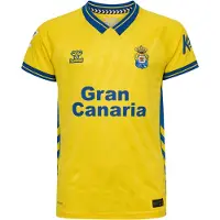 Hummel Ud Las Palmas 25/26 Home Junior Short Sleeve T-shirt Jaune 128 cm Enfants
