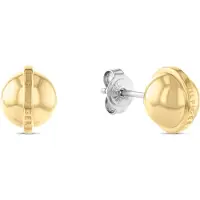 Tommy Hilfiger Boucles d'oreilles Metallic Orbs, (Acier inoxydable)