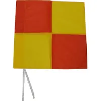 Sporti France Flexible Corner Pole With Flags 4 Units Multicolore