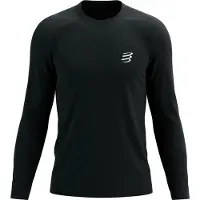 Compressport - T-shirt de trail/running - Performance Ls Tshirt M Black pour Homme - Taille S - Noir
