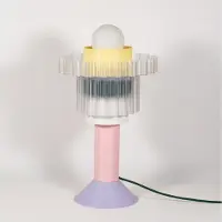 Warren & Laetitia Gigi Lampe de Table Lilac | Pink Foot