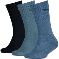 Puma Chaussettes unisexe Chaussettes Paquet de 3 homme - Bleu - 31 / 34