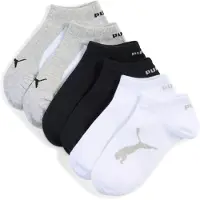 Puma Chaussettes gris chiné / noir / blanc
