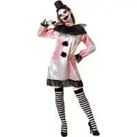 Atosa Clown Halloween Woman Costume Multicolore XL Enfants