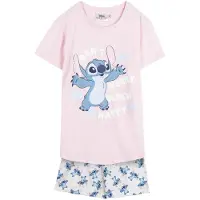 Disney Pyjama 'Stitch Schlafanzug kurz' rose