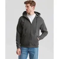 Fruit Of The Loom Sweat-shirt zippé à capuche de - VESTE À CAPUCHE CLASSIQUE - S - XXL - pour Homme - graphite - Taille S