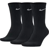Nike Chaussettes de training mi-mollet Cushioned (3 paires) - Noir