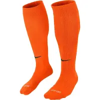 Nike Unisexe, Chaussettes de sport, Classic 2 Cushioned Over- SAFETY ORANGE/BLACK XL (46 - 50), Orange