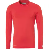 Uhlsport Distinction Colors Long Sleeve Base Layer Rouge S Homme