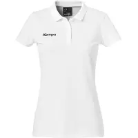 Kempa Womens Ladies Short Sleeve Polo Shirt Top Sports Training Handball White L