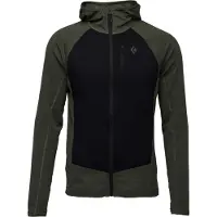 Black Diamond - Polaire isolante en PrimaLoft - M Coefficient LT Hybrid Hoody Tundra Black en Nylon - Taille L - Vert