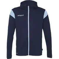 Uhlsport Squad 27 Veste À Capuchon Enfants - Marine / Bleu Ciel | Taille: 140