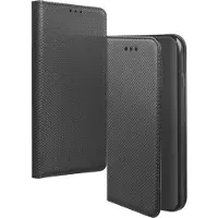 Jaym Étui magnétique avec fonction de support Série noire (Samsung Galaxy A14), Coque pour téléphone portable, Noir
