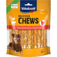 Vitakraft 2x300g Chews Deli Rouleaux à mâcher au poulet S friandises pour chiens