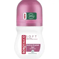 Borotalco Déodorant à bille - 50 ml - version douce - parfum de talc et de fleurs roses