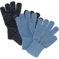 CeLaVi Gants 'Magic' bleu fumé / noir