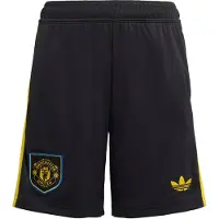 Adidas Pantalon de sport 'Manchester United Short 2025/2026' jaune / noir
