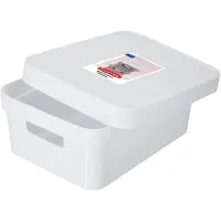 Curver Pojemnik INFINITY 11L Blanc avec couvercle (36 cm, 11 l)