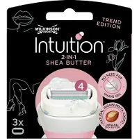 Wilkinson Sword Intuition 2in1 Soap & Shave Nourishing lames de rechange 3 pcs