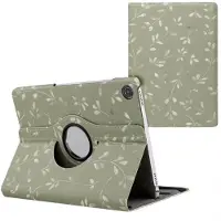 IMoshion Coque tablette Design rotatif à 360° Samsung Galaxy Tab A9 Plus - Green Flowers