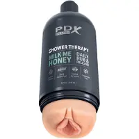 PDX Plus Shower Therapy Masturbateur masculin Milk Me Honey 1 pcs