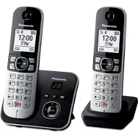 Panasonic Répondeur sans fil KXTG6862JTB DUO Noir