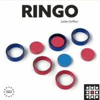 Steffen Spiele Ringo Jeu De Societe Ringo Reprend Le Principe Du Quatre À La Suite Mais Sans Plateau ! Alignez 4 Anneaux Et C'est Gagné !