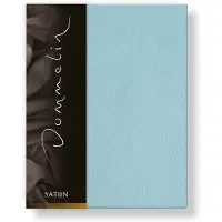 Dommelin Drap-housse Dommelin Bleu Pastel (Satin 300TC)-90 x 200 cm