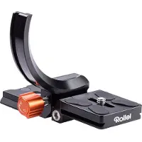 Rollei Frame Flipper - Anneau de support rotatif (Rail en L pour trépied), Trépied : accessoires, Noir