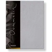 Dommelin Drap-housse Dommelin Gris Souris (Satin 300TC)-80 x 200 cm
