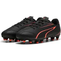 Puma Chaussures de foot Vitoria FG/AG Junior - noir/rouge - taille 33
