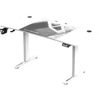 Ultradesk Level V2, Bureau gaming, Blanc